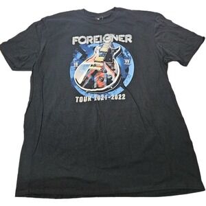 Foreigner Juke Box Heroes 2021 World Tour Concert T-Shirt 2XL The Thread Shop